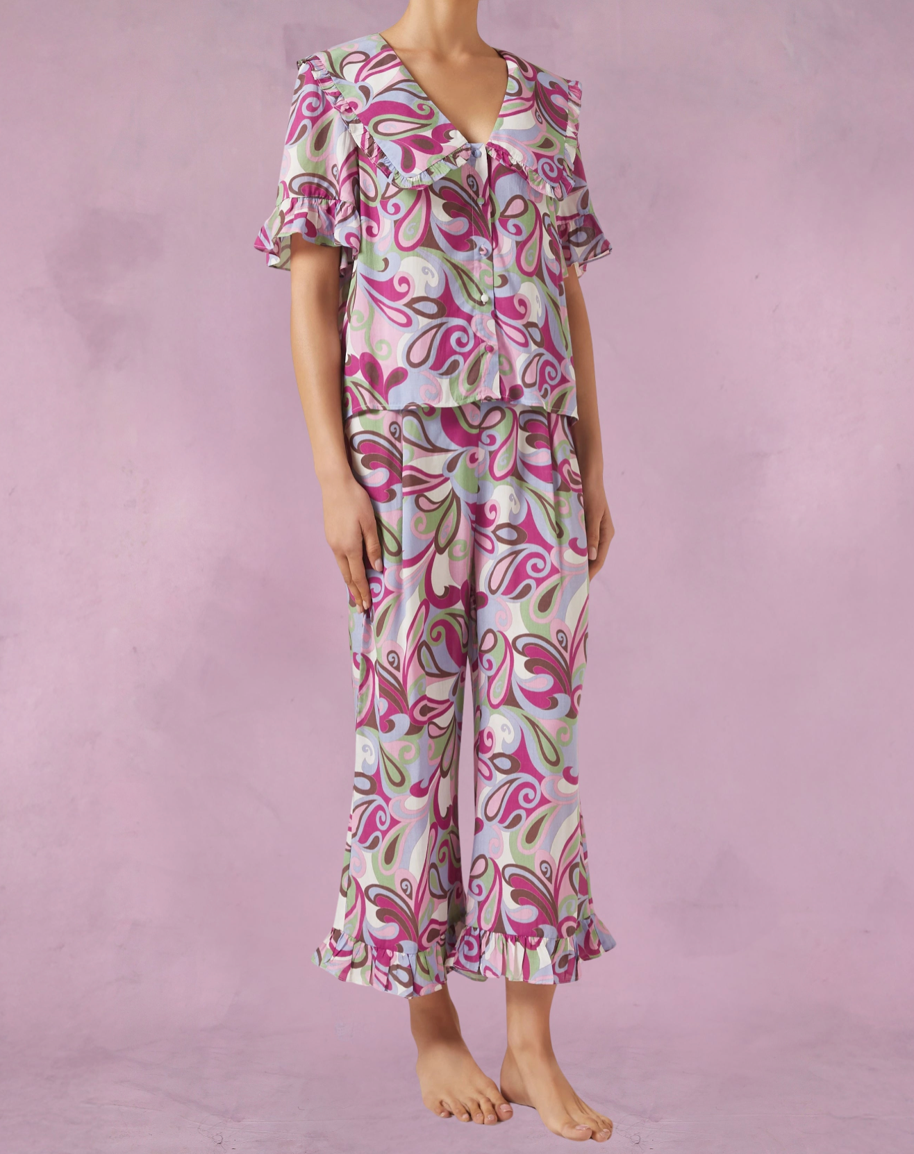 Selene magenta swirl set