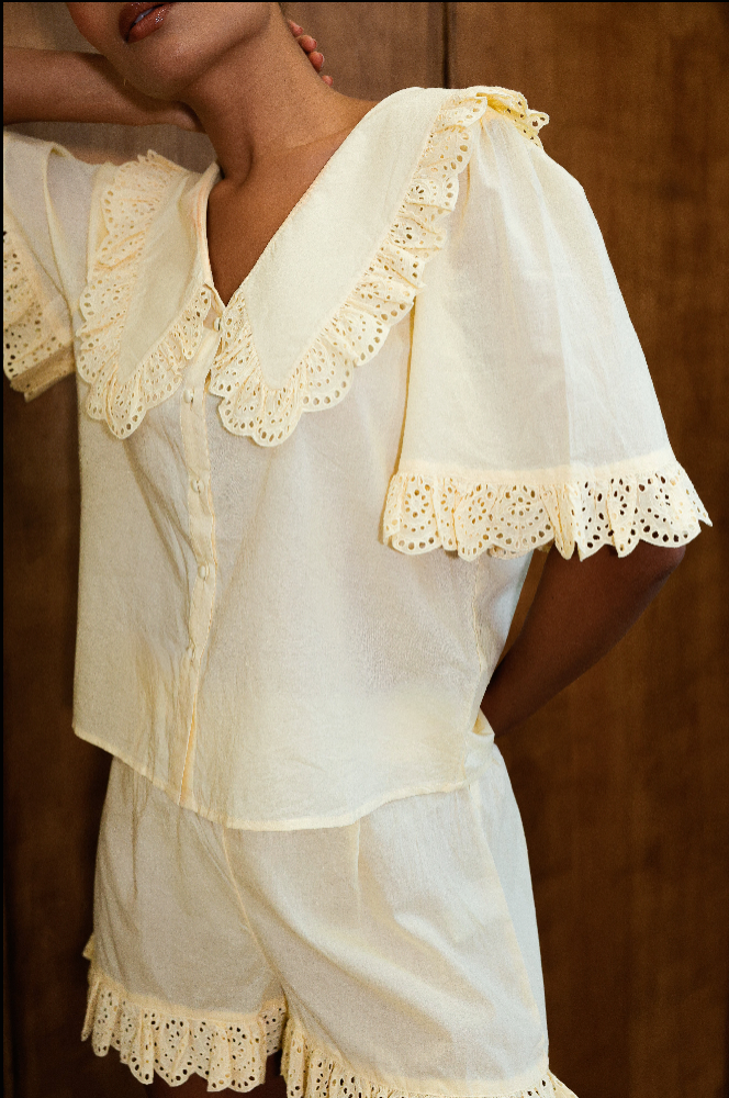 Luna Lemon Organic Cotton Set Sample