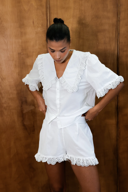 Luna Broderie Organic Cotton Set Sample