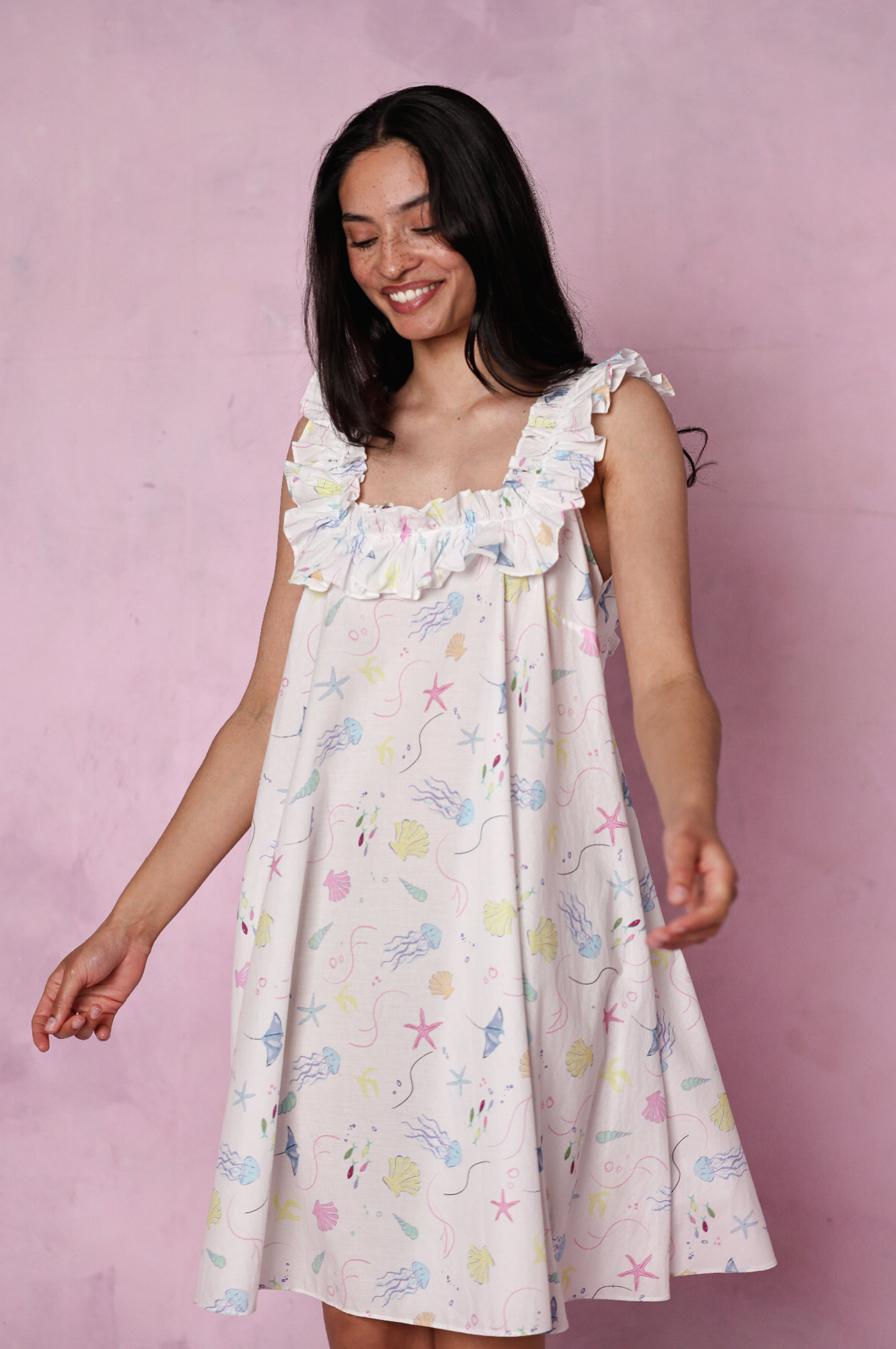 Penelope organic cotton dress sample