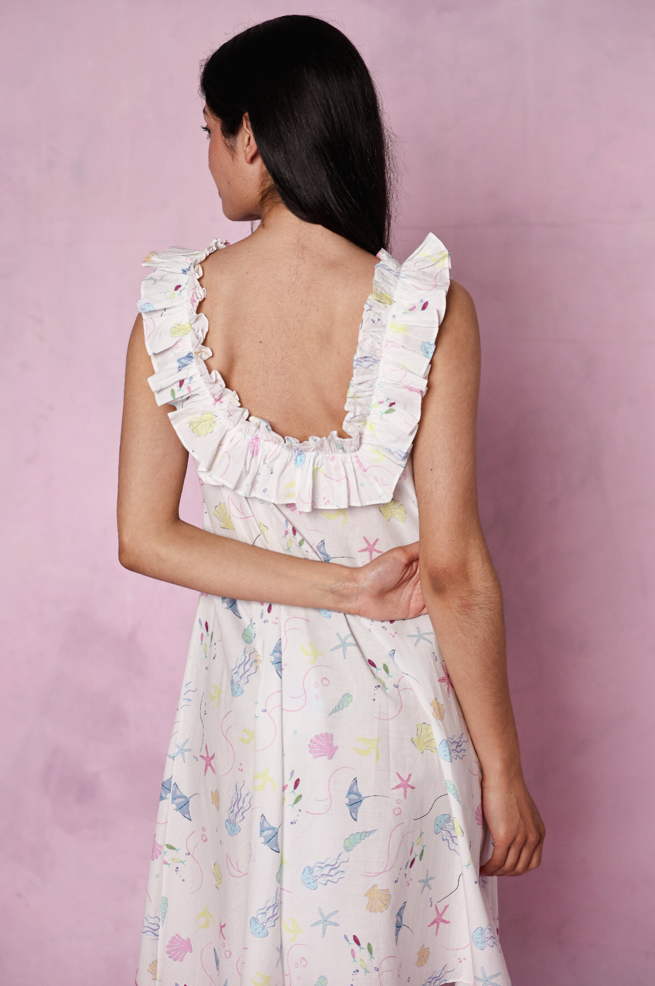 Penelope organic cotton dress sample