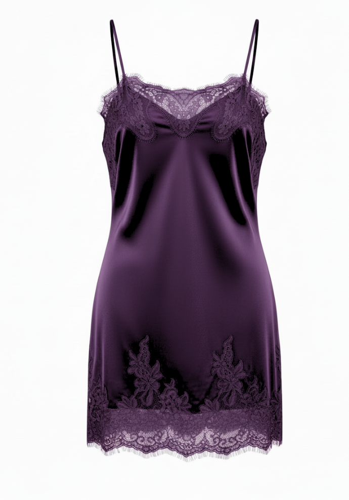 Gabi purple haze lace dress