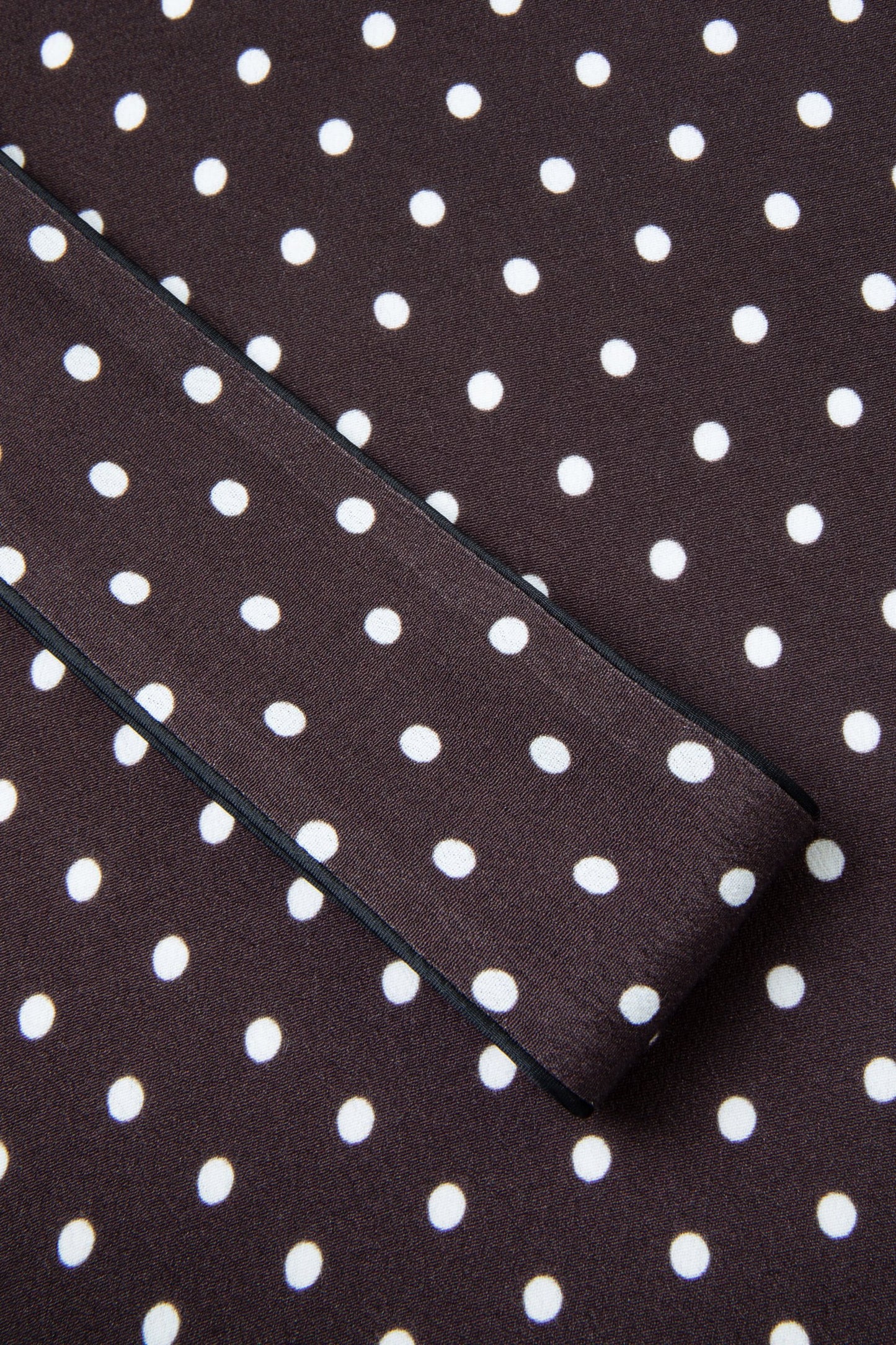 Rizzo Brown Polka Dot Smoking Suit