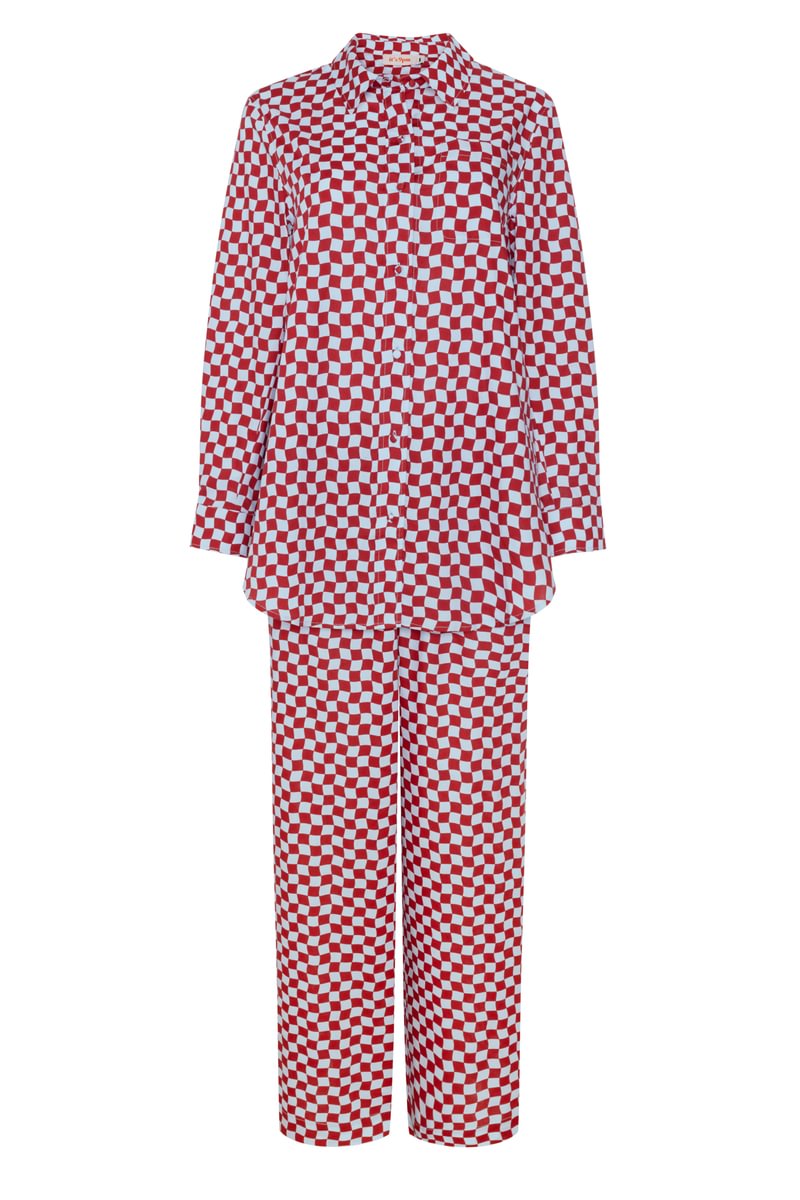 Lila Chili Checkerboard set