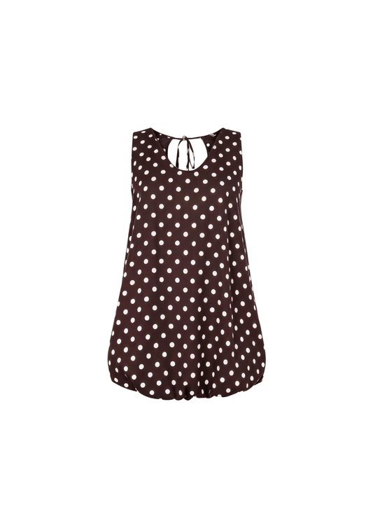 Suzi organic cotton polka dress