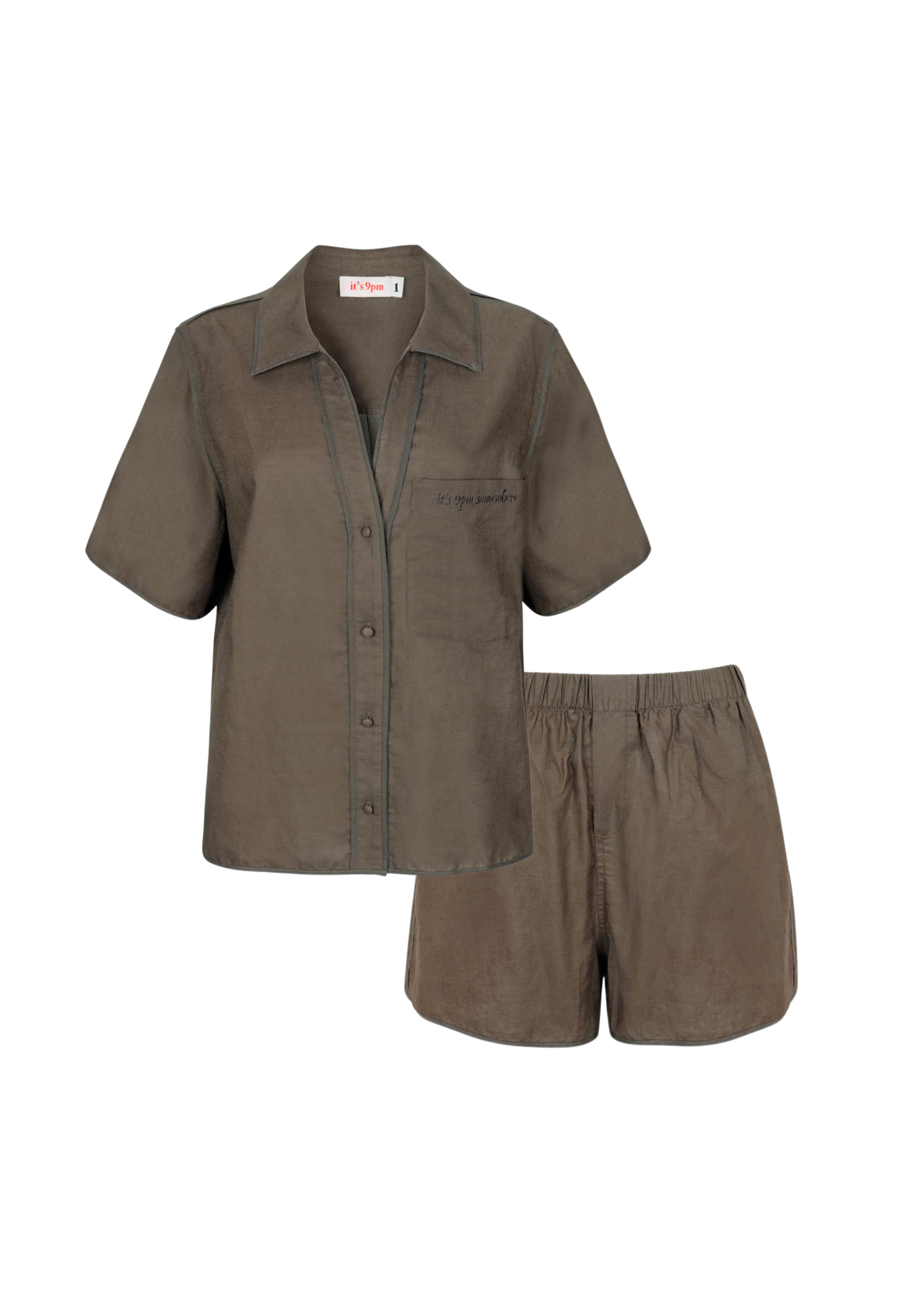 Matilda Wasabi Linen Set