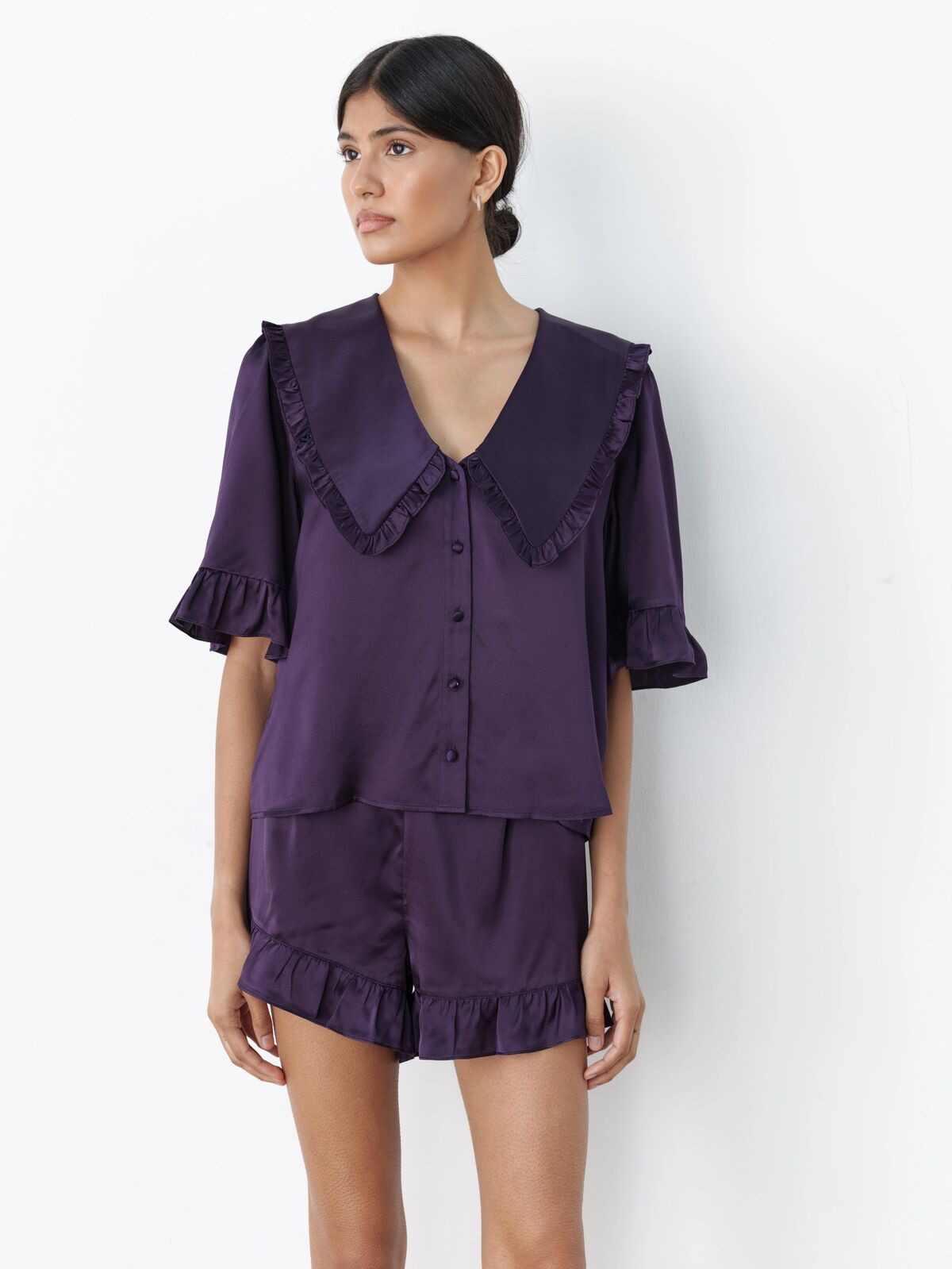 Luna purple haze silk set