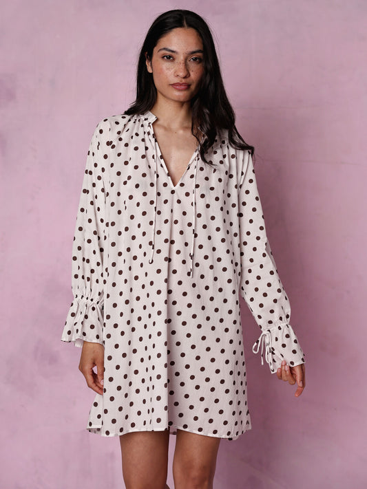 Margot organic cotton cream dress