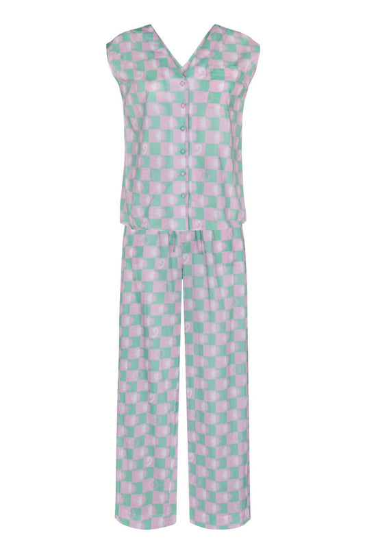 Sandi Green and Pink Cotton Set